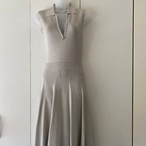 Jason Wu Thuya Knit Polo Dress With Flounce Hem ASO Spencer Hastings